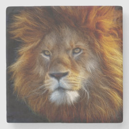 Porta-copo De Pedra Leão