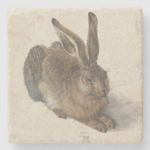 Porta-copo De Pedra Lebre nova por Albrecht Durer