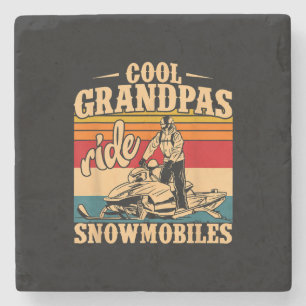 Porta-copo De Pedra Legal Grandpas caminha Snowmobiles Snowmobile Snow