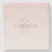 Letras Elegantes & Monograma | Rose Ombre