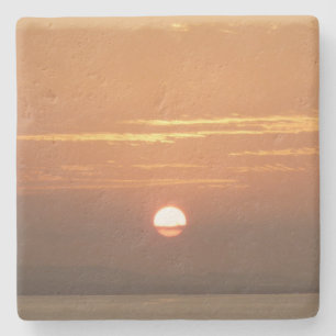 Porta-copo De Pedra Levantamento do sol sobre Aruba Eu Caribe a paisag