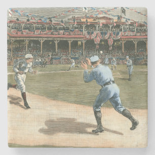 Porta-copo De Pedra Liga Nacional de Beisebol 1886