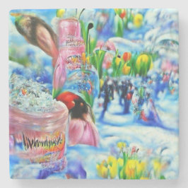 Porta-copo De Pedra Lilly