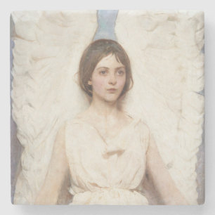 Porta-copo De Pedra Linda Angel (por Abbott Handerson Thayer)