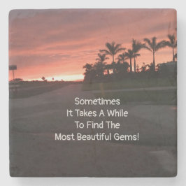 Porta-copo De Pedra Lindos Gems