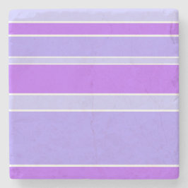 Porta-copo De Pedra Listras violetas