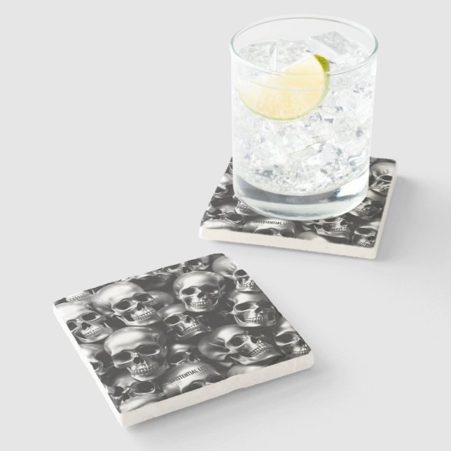 Porta-copo De Pedra LITE LITE, Hulhas de Prata, Vigia (Lateral)