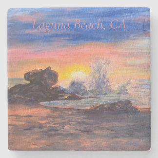 Porta-copo De Pedra Litoral de pedra