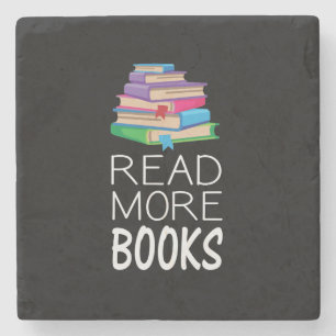Porta-copo De Pedra Livros - Leia Mais Livros
