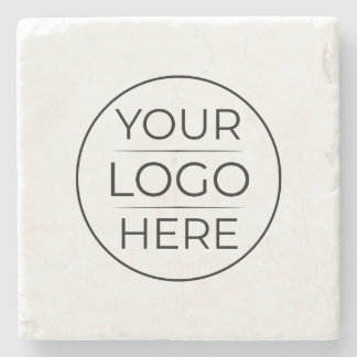 Porta-copo De Pedra Logotipo Moderno de Marcas Empresariais