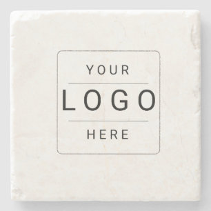 Porta-copo De Pedra Logotipo Personalizado