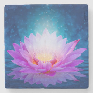 Porta-copo De Pedra Lotus