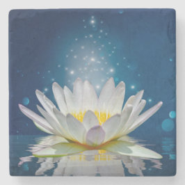 Porta-copo De Pedra Lotus