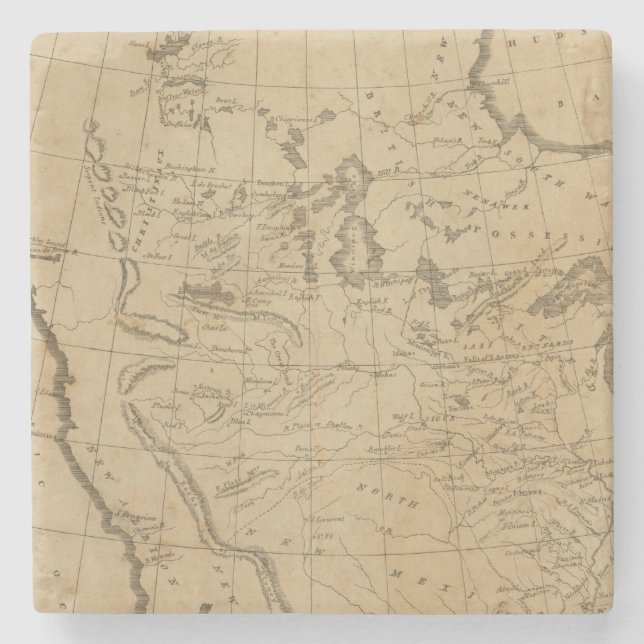 Porta-copo De Pedra Louisiana 12 (Frente)