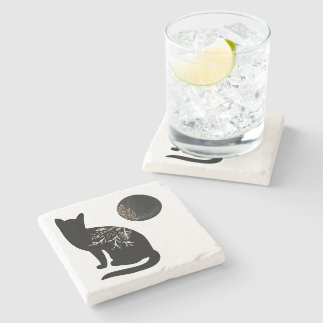 Porta-copo De Pedra Lua de Sombreamento (Lateral)