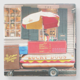 Porta-copo De Pedra Lucky Dog's, Porta copos de Lucky Dog, Nova Orlean