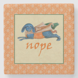 Porta-copo De Pedra Luttrell Psalter Critter Stone Porta copos