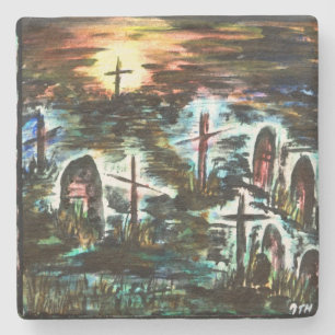Porta-copo De Pedra Luz Distante