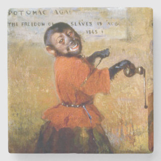 Porta-copo De Pedra Macaco sorridente