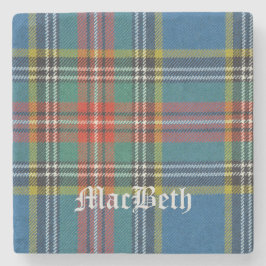 Porta-copo De Pedra MacBeth, MacBeth Scottish Tartan, MacBeth
