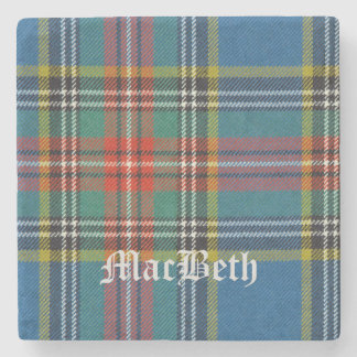 Porta-copo De Pedra MacBeth, MacBeth Scottish Tartan, MacBeth