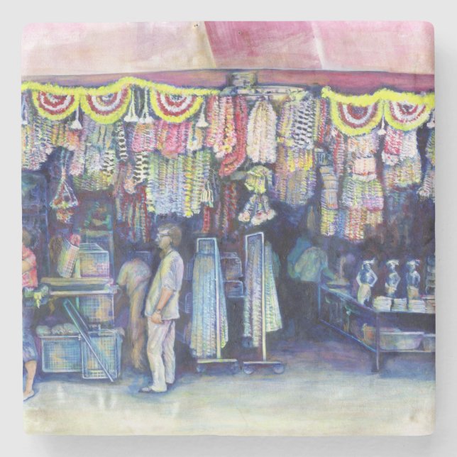 Porta-copo De Pedra Mad Man on Market and Main, Singapura (Frente)