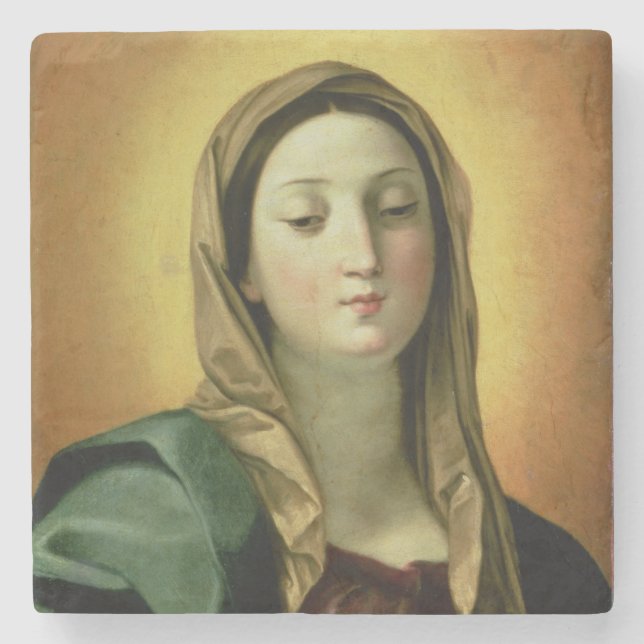 Porta-copo De Pedra Madonna 2 (Frente)