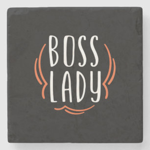 Porta-copo De Pedra Madre Gift Boss Lady