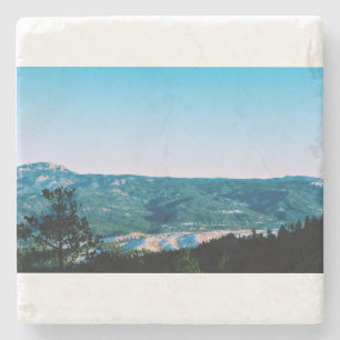 Porta-copo De Pedra Majexpressa Colorado Skyline