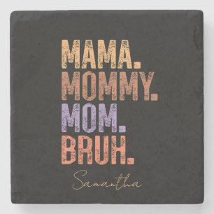 Porta-copo De Pedra Mamãe. Mamães. Mãe. Bruh