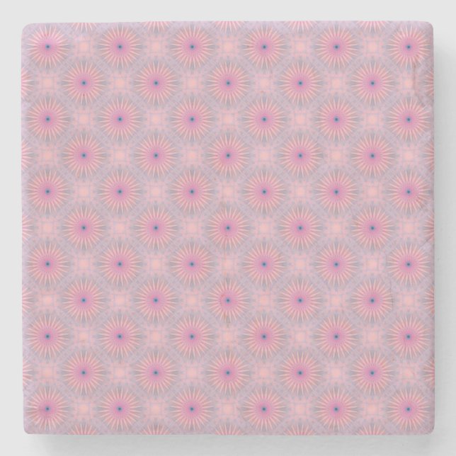 Porta-copo De Pedra Mandala Pattern (Frente)