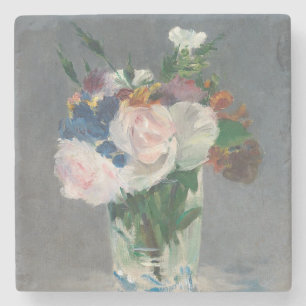 Porta-copo De Pedra Manet floresce em um vaso de cristal, c.1882