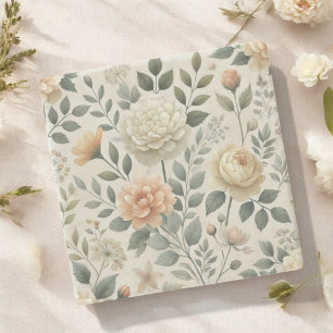 Porta-copo De Pedra Manteiga Amarelo Aquarela Primavera Floral e Verão