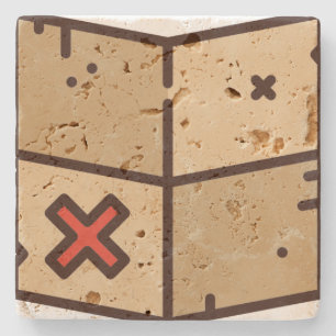 Porta-copo De Pedra mapa