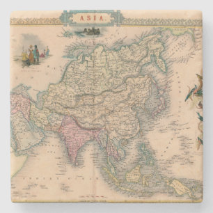 Porta-copo De Pedra Mapa antigo antigo inspirado (11)