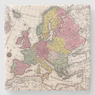 Porta-copo De Pedra Mapa antigo antigo inspirado (9)