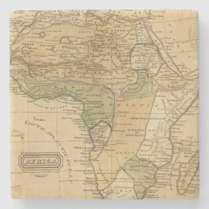 Porta-copo De Pedra Mapa de África por Worcester
