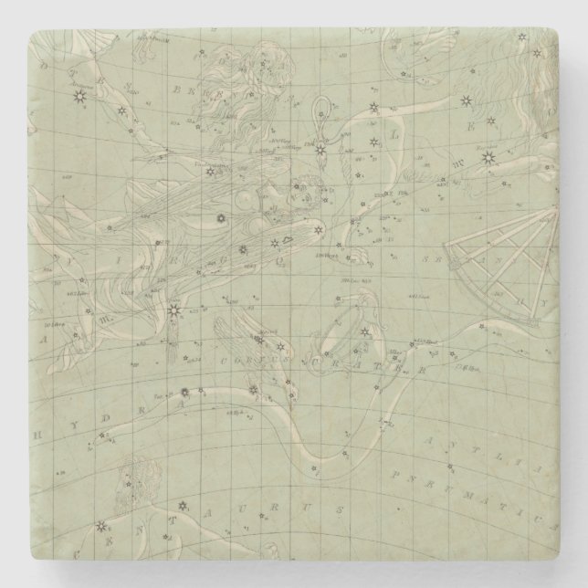 Porta-copo De Pedra Mapa de estrela (Frente)