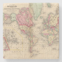 Mapa do proj de Mercator do mundo por Mitchell