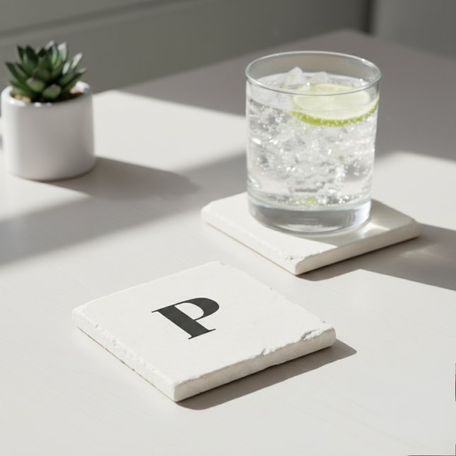 Porta-copo De Pedra Marble Coaster Set, Compose Your Own Phrase (Criador carregado)