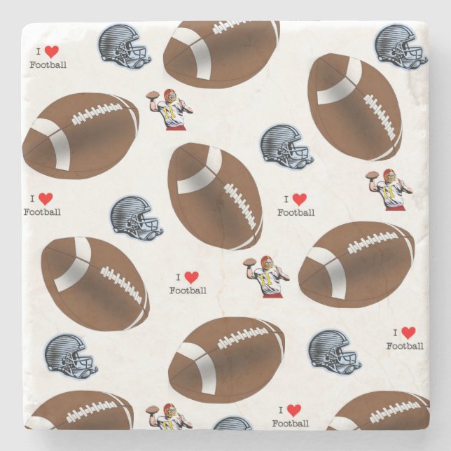 Porta-copo De Pedra Marble Stone Porta copos Futebol (Frente)