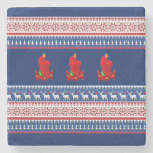 Porta-copo De Pedra Marble Stone Porta copos Natal