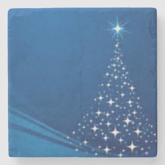 Porta-copo De Pedra Marble Stone Porta copos Natal (Frente)