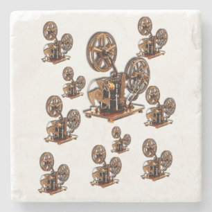 Porta-copo De Pedra Marble Stone Porta copos Victorian