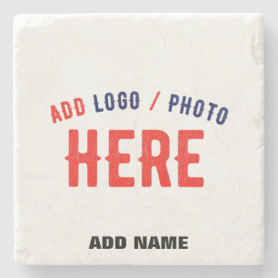 PORTA-COPO DE PEDRA MARCA VERIFICADA BRANCA PERSONALIZÁVEL MODERNA