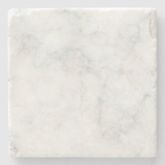 Porta-copo De Pedra Mármore Branco Moderno