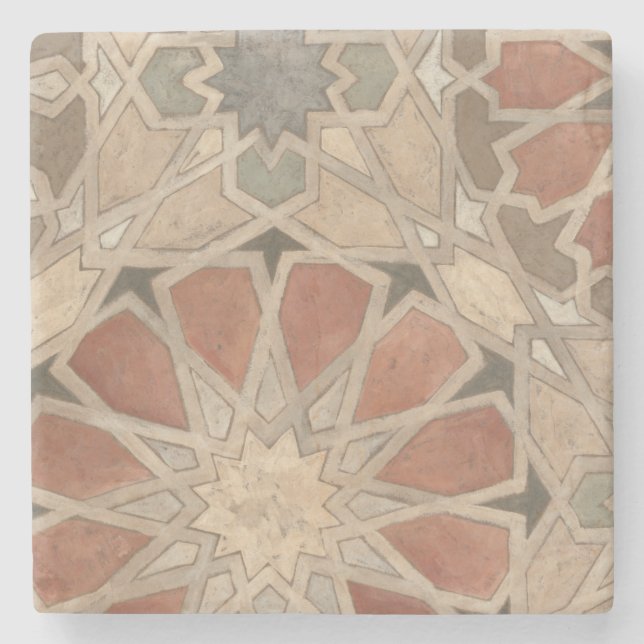 Porta-copo De Pedra Marraquexe Design I não embelezado (Frente)