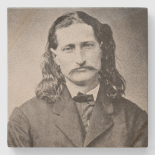 Porta-copo De Pedra Marshal Wild Bill Hickok Old West Guncater