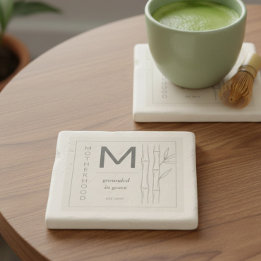 Porta-copo De Pedra Maternidade Fundamentada na Graça Botânica Mamãe