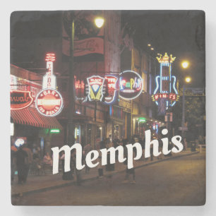 Porta-copo De Pedra Memphis Tennessee Beale Street Scene